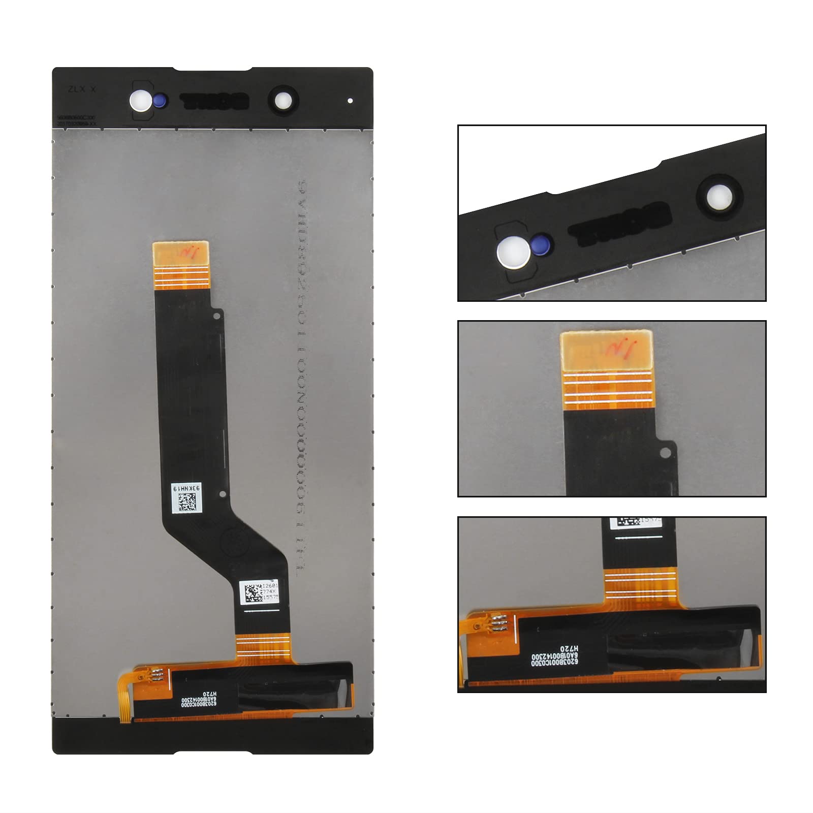 YHX-OU 6.6'' Noir Kit Écran LCD avec Châssis pour Samsung Galaxy A14 4G
