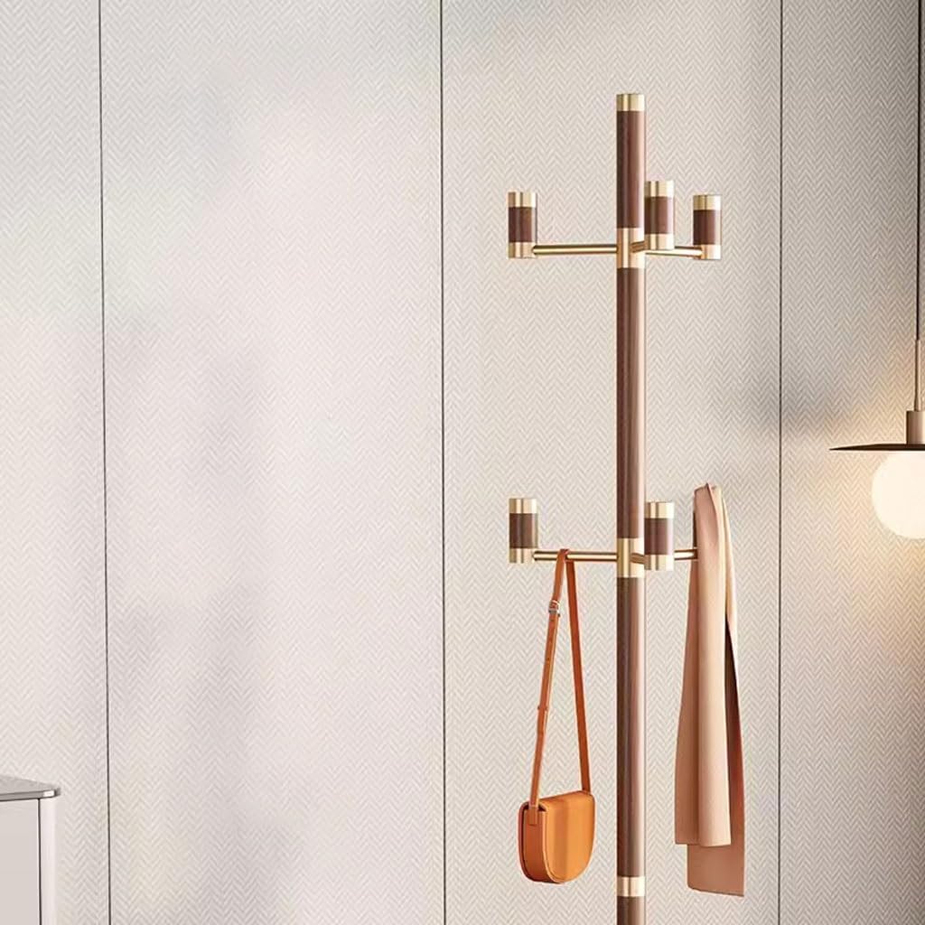 TEESONG Perchero De Pie Perchero De Madera Maciza A La Moda For El Hogar, Perchero Sencillo For Dormitorio, Sala De Estar, Vestíbulo Soporte para Chaqueta