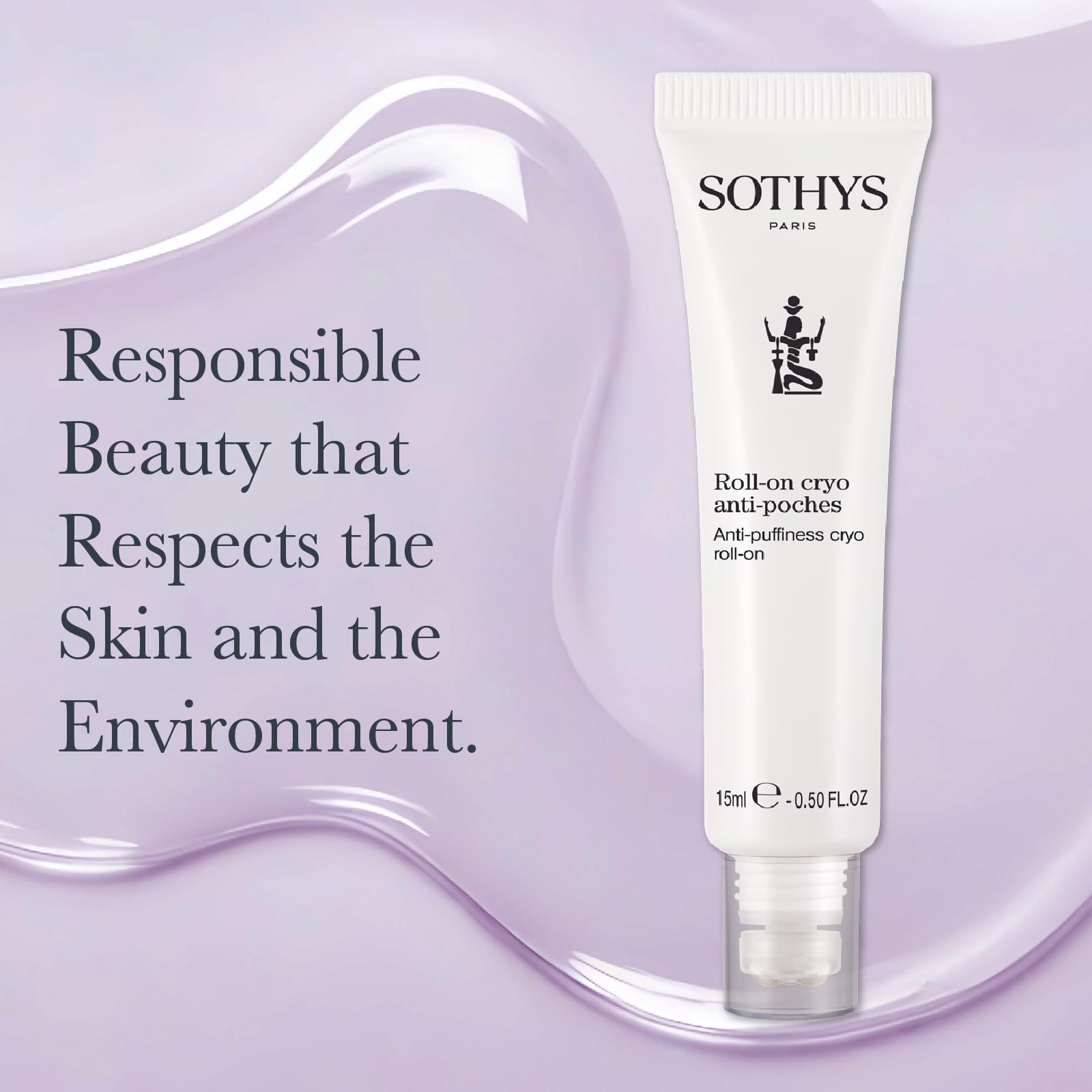 SOTHYS Anti-Puffiness Cryo Roll-On| Eye Roller Gel for Dark Circles, Puffy Eyes | Firming Undereye Care for Women
