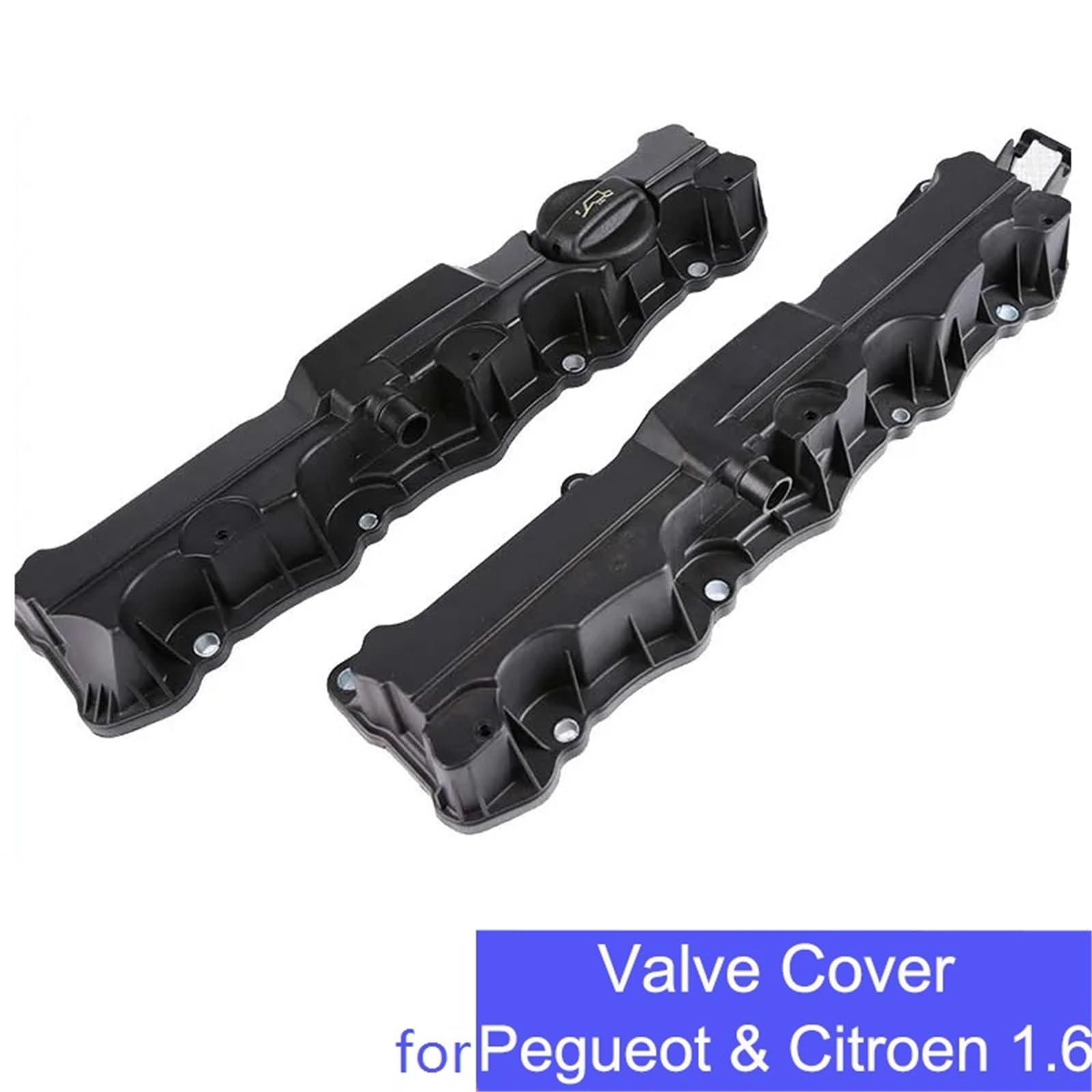 Junta de tapa de la cámara de la válvula de admisión y escape del motor con tapa para Peugeot 206, 207, 307, 308, 301, 308S, 2008 y 408. Juego de juntas