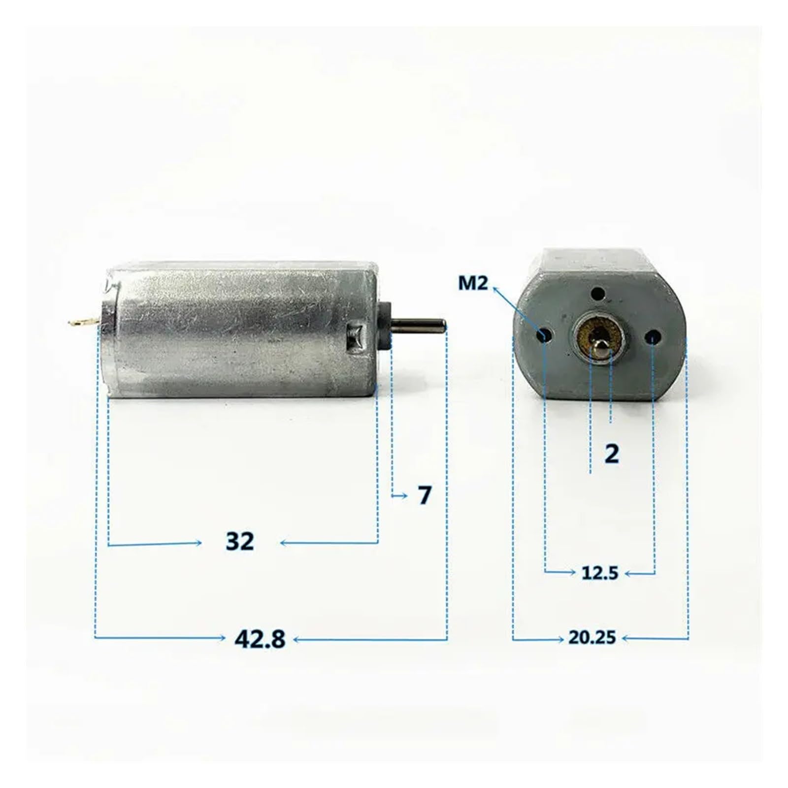 FK-180SH-13963/14170/14180/17140 20 mm Motor DC 6 V 7,4 V 9 V 12 V Hochgeschwindigkeits-Mini-180-Motor(FK-180SH-17140)