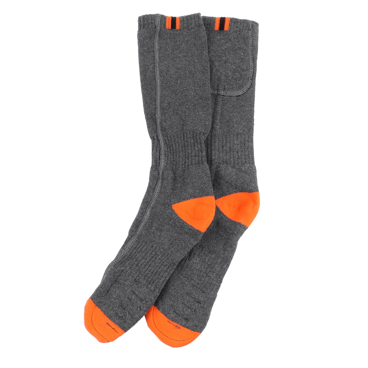 YONGYAO Riscaldamento Elettrico Calze Tubo scaldante Universale Unisex riscaldato per l'inverno Freddo-Grigio