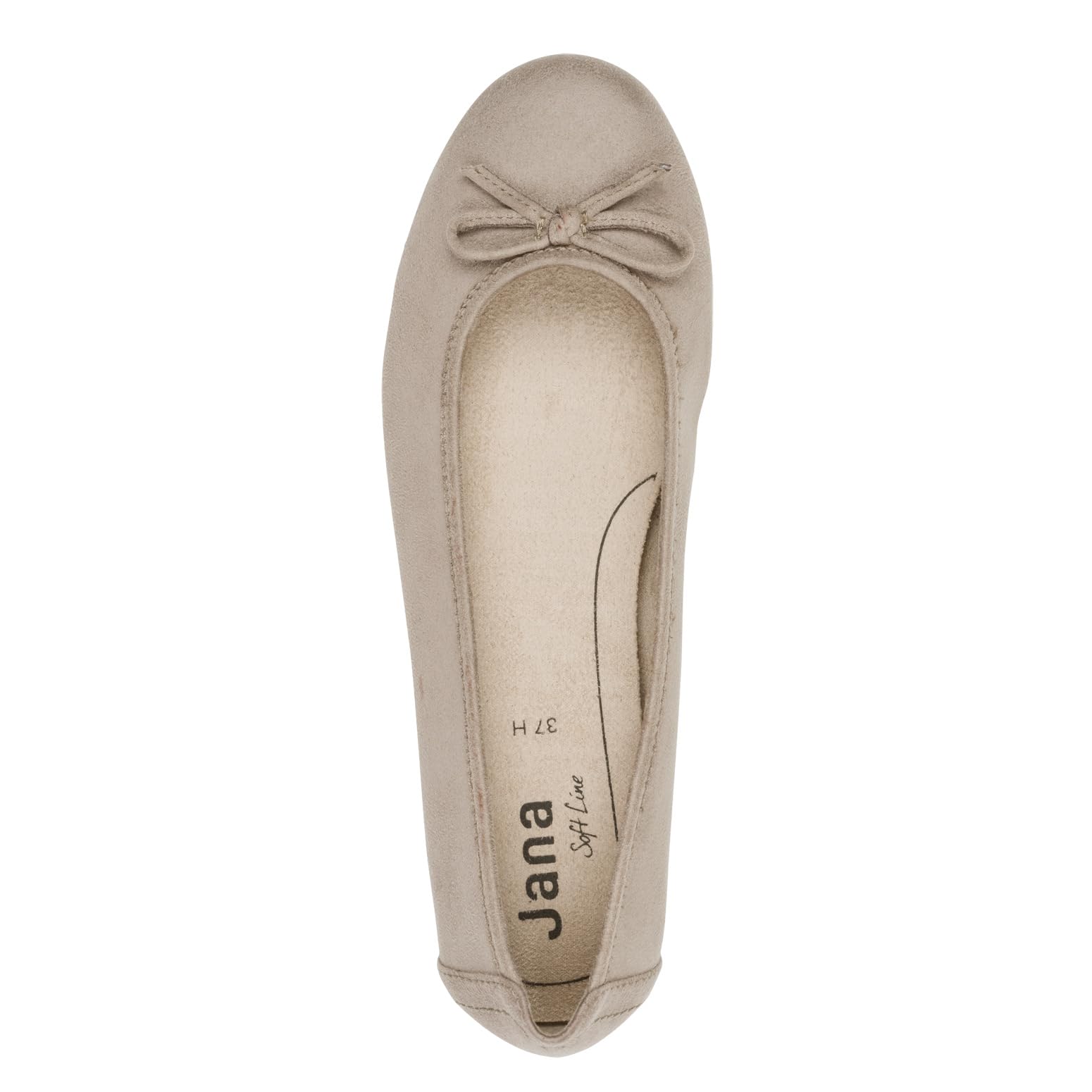 Jana Ballerines Femme avec Noeud Vegan