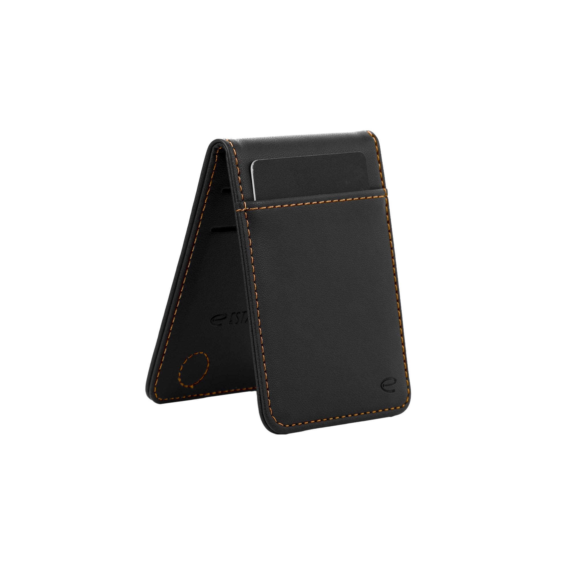 ESTATICO for MagSafe Wallet Case with 5-Card Holder | PU Leather, Ultra Slim | Magnetic Wallet Compatible with iPhone 17/16/15/14/13/12 & Metal Ring for Non Magnetic Phone-image-45