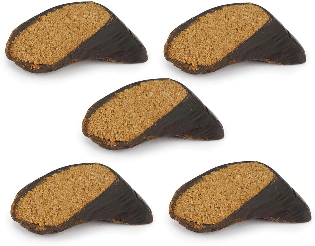 MPP Dog Dental Chew Filled Cow Hooves All Natural Healthy Peanut Butter Flavored (5 Hooves)