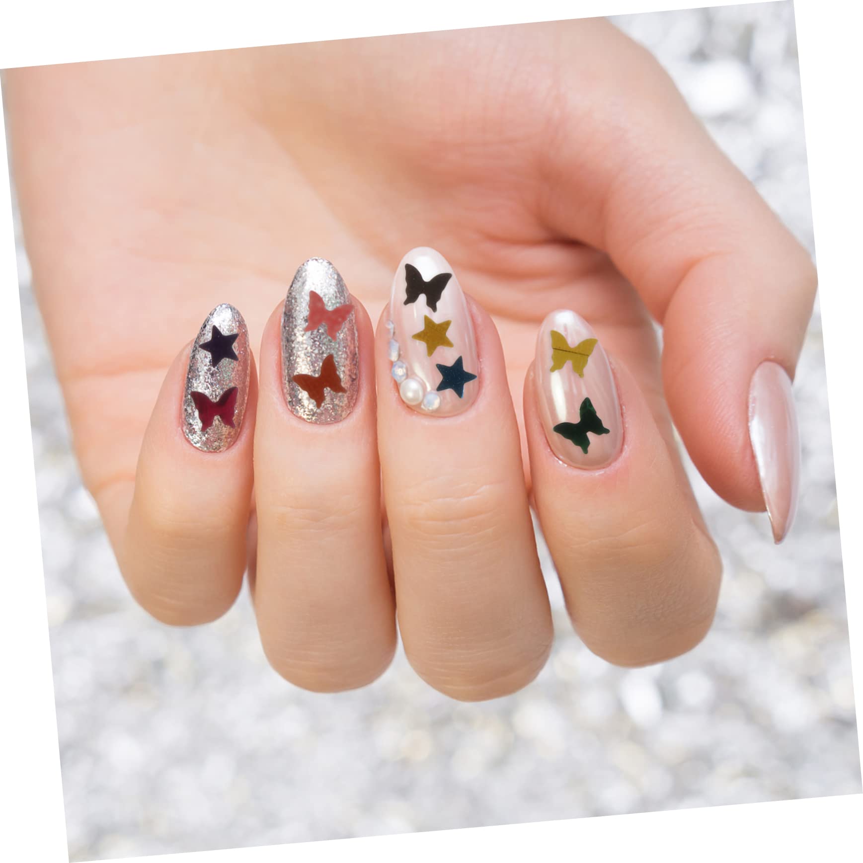 FOMIYES 3 Sets Nagelglitzer Glitzer-pailletten Für Make-up Nagelkunst-pailletten Einfach Aufzutragen 4 Boxen X 3
