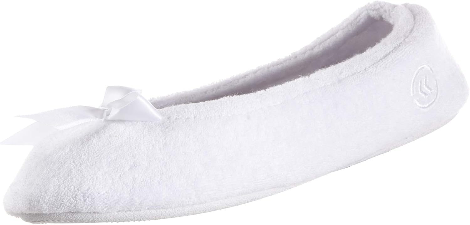 isotoner Women's Ballerina Slippers - Non-slip Sole