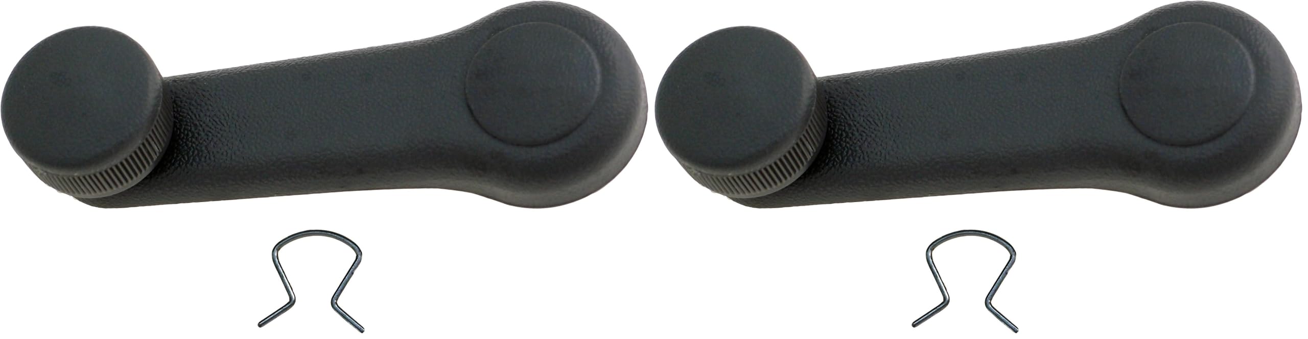 Dorman 83435 Window Crank Handle Compatible with Select Models, Textured Gray (Pack of 2)