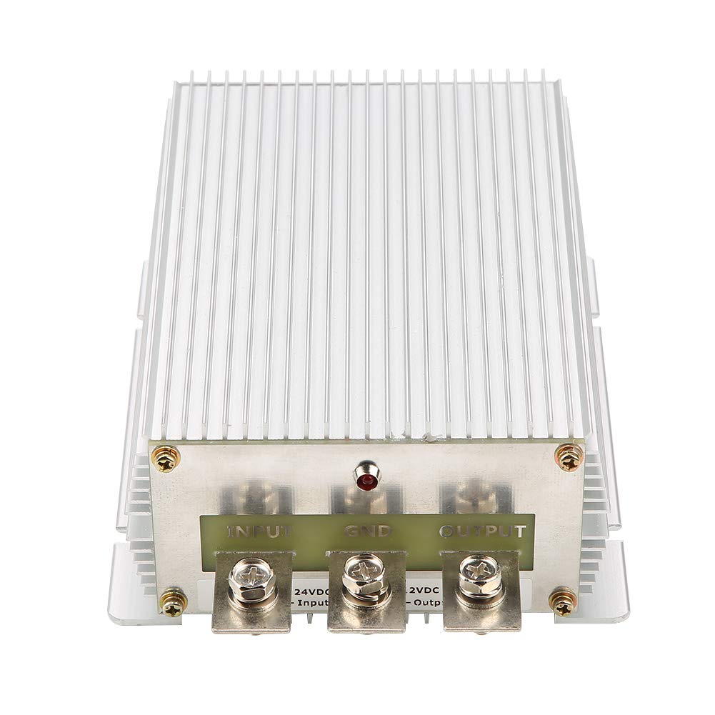 24V 12V 60A DC DC, Fuente de Alimentación Convertidor 720W Fuente de Alimentación Reductora de Alta Potencia Impermeable