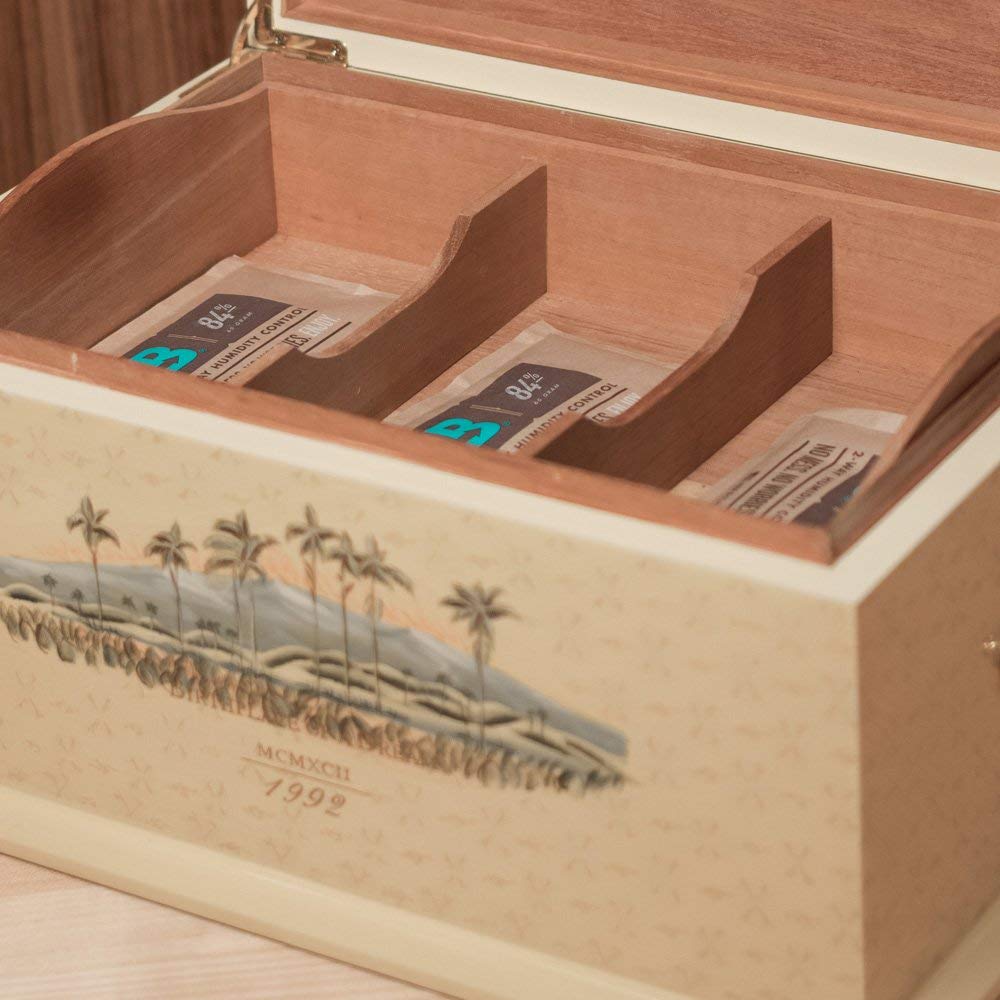 Boveda 84 RH 2Way Humidity Control Size 60 Properly Seasons a Wood Humidor in Just 14 days