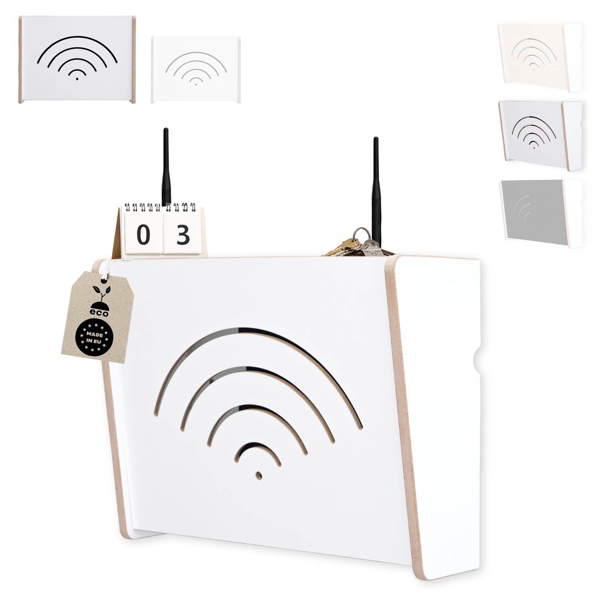 OHANA Router Cabinet – Router Storage Box – WiFi Shelf – Router Hide – Wall Box