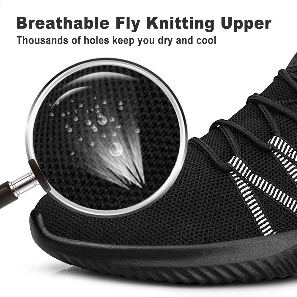 Feethit Herren-Laufschuhe, atmungsaktiv, leicht, bequem, modisch, rutschfest, Sneaker für Herren