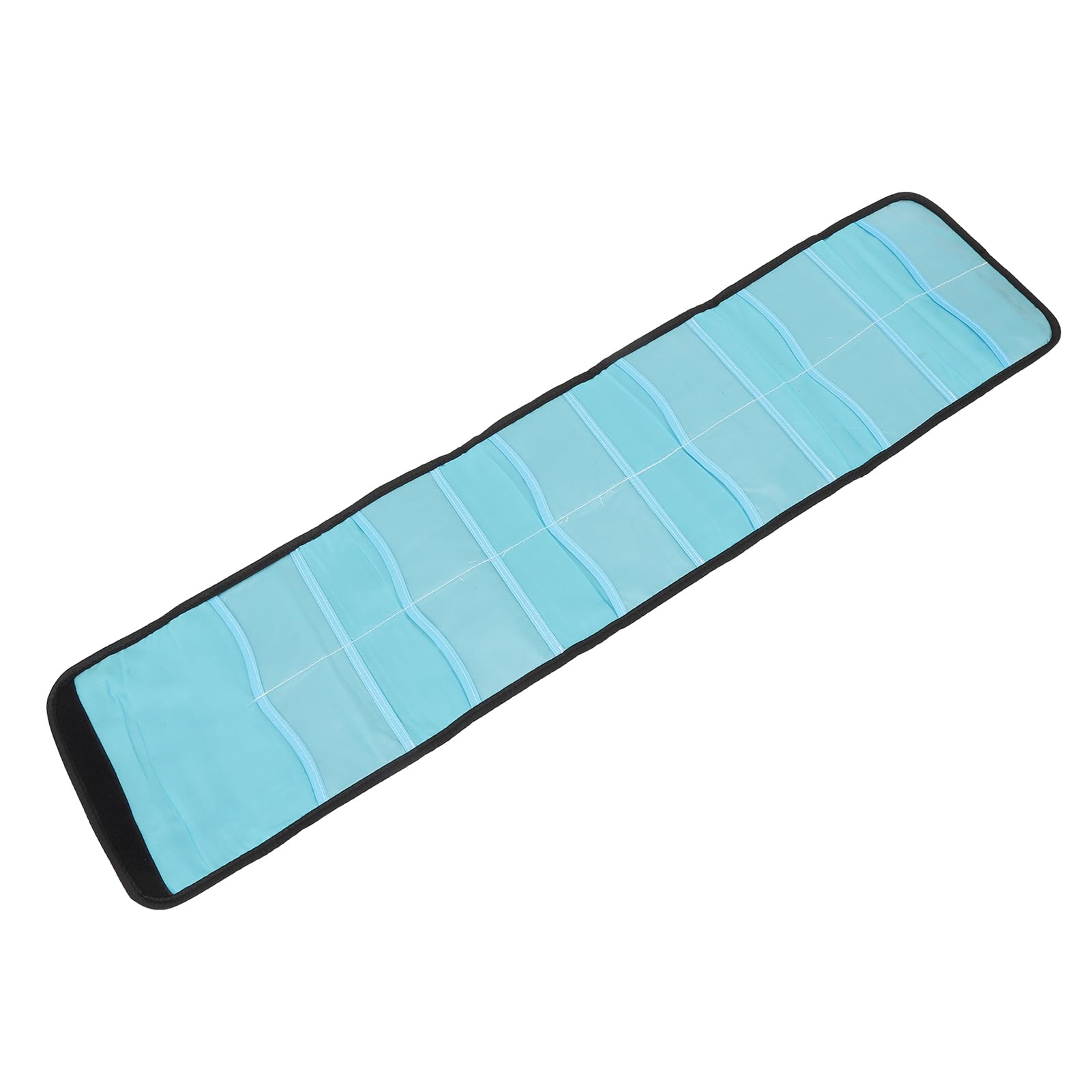 Shockproof Camera Lens Filter Pouch, Nylon Foldable Crashproof Bag for 25-86mm Round and 83x100mm Square Filters. Can Hold Multiple Lenses (for 12pcs)