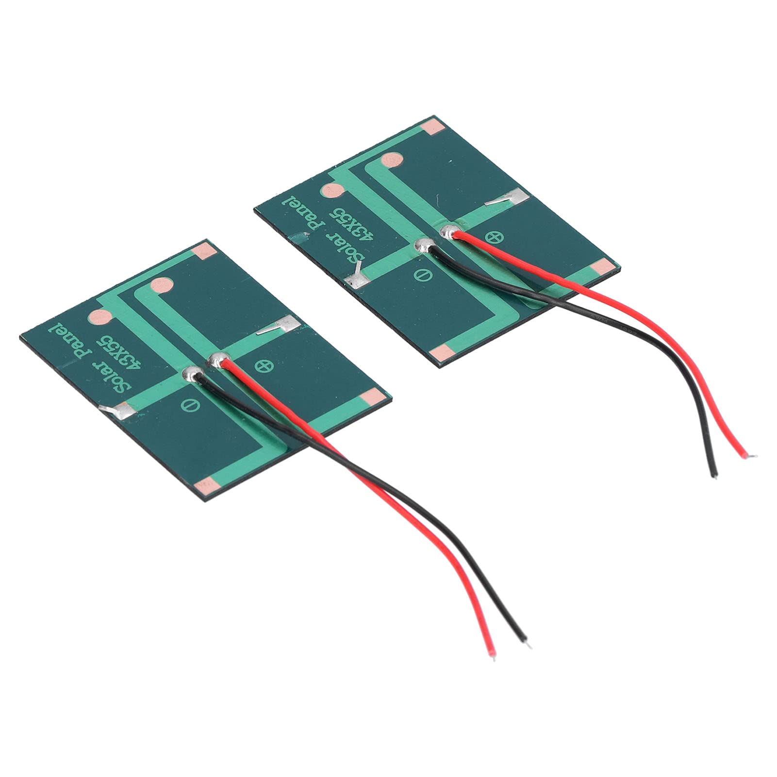 Module à cellule micro solaire - Panneau solaire résistant au pour éclairage jardin solaire, feux de circulation, 43 x 55 mm 0,4 W 1,5 V.