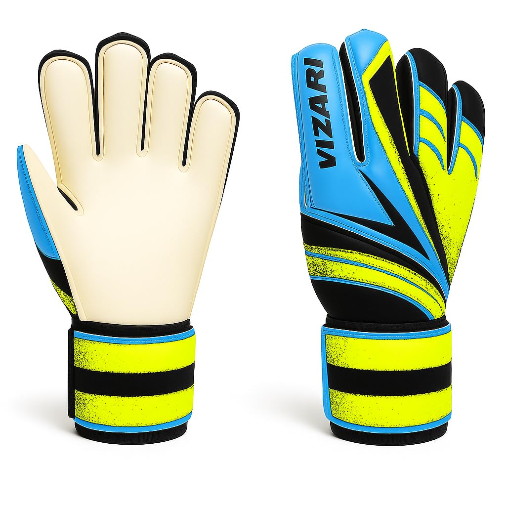 Vizari Avio F.R.F Glove, Blue/Green, Size 10-image-49