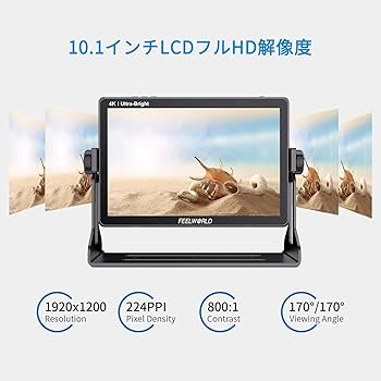 FEELWORLD LUT11S 10.1インチモニター FEELWORLD LUT11S 10.1 インチ カメラ フィールド モニター 3G