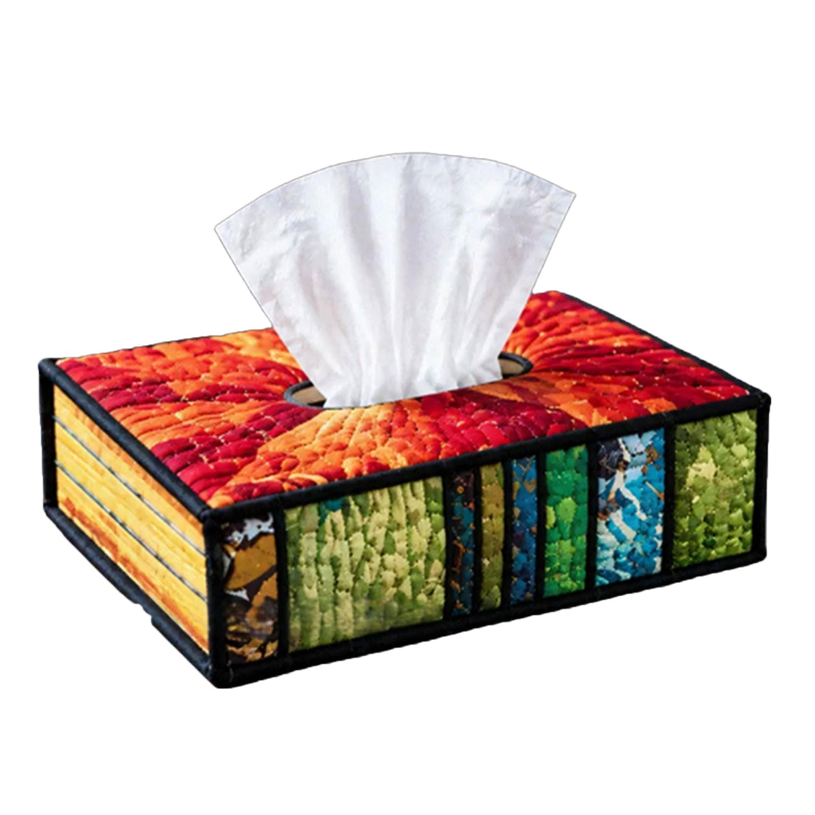 Book Tissue Box Sewing Craft Set for Kitchen Storage Decorative Box with Simple Instructions Easy to Assemble Craft