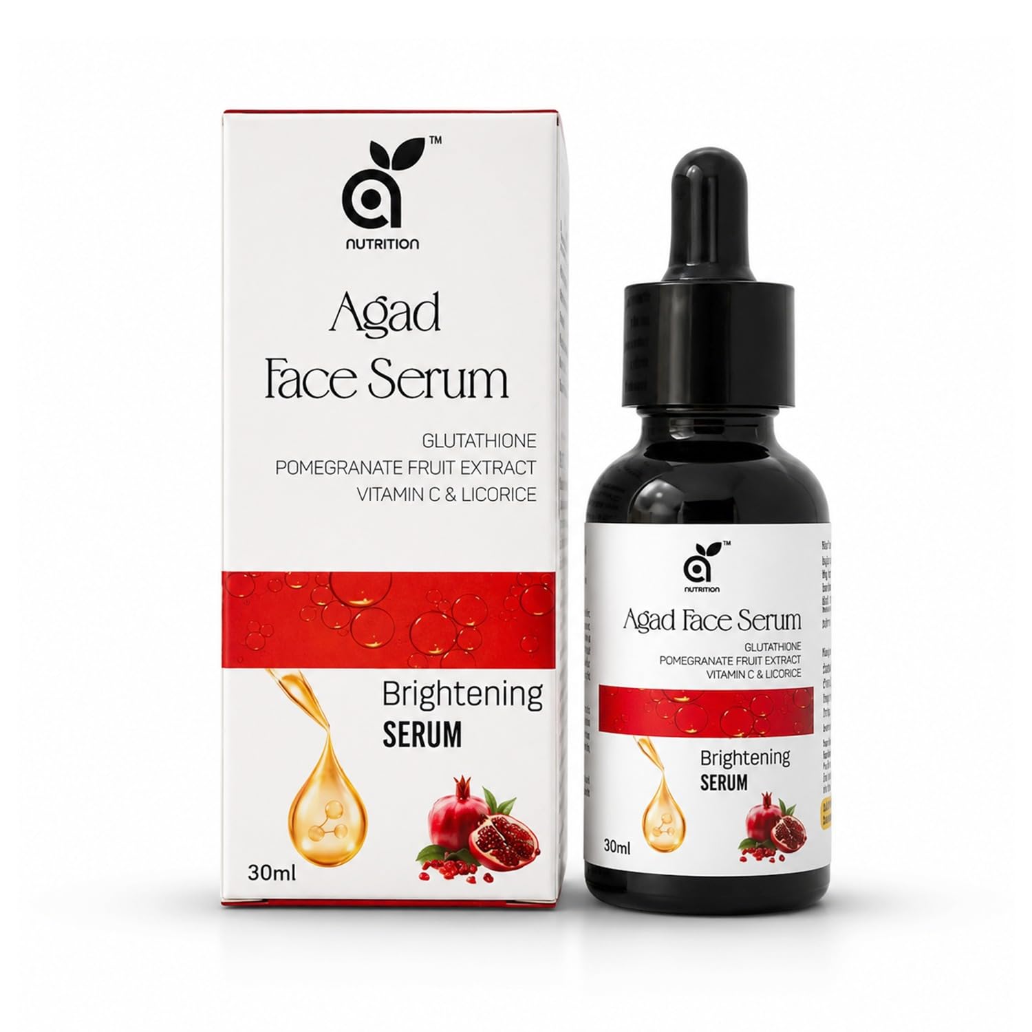 glutathione fruit extract Agad Nutrition Supplement for Face with Glutathione, 30ml how should i feel