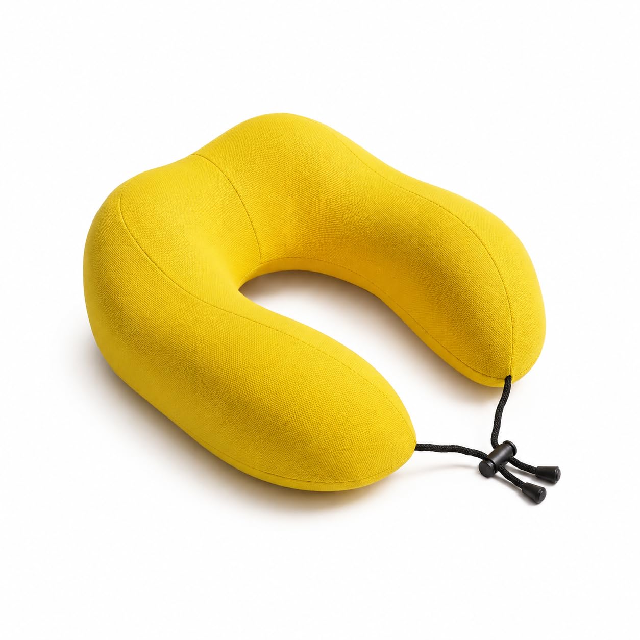 COO RIZZ Nap time Anytime Ergonomic Memory Foam Travel Neck Pillow, U-Shaped Head & Neck Support, Soft Breathable Cover, for Flight, Car & Office, Yellow-image-13