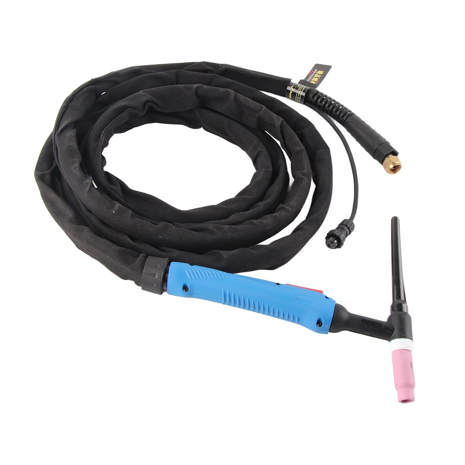 Pistola Flessibile di Torsione per Saldatura TIG, Attrezzatura per Saldatrice Tig WP ‑ 26, Accessori per Saldatrici, 4 Metri, Resistente Alle Alte Temperature e al Fuoco, per la Saldatura