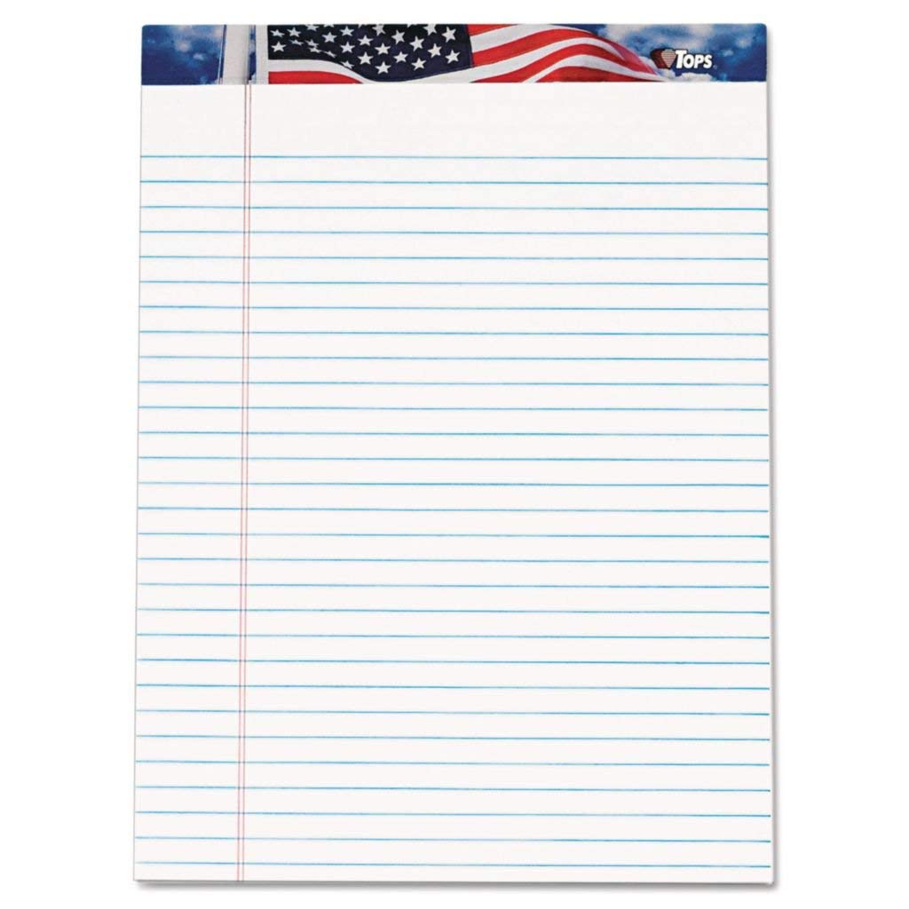 TOP75111 - Height 113 4 - Tops American Pride Writing Pad - Pack of 12