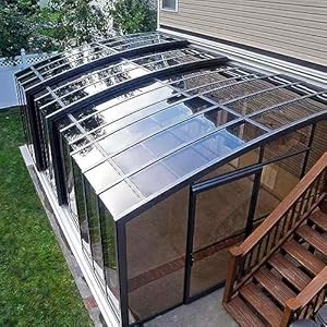 Generische transparente Polycarbonatplatte 0,8 x 7 m