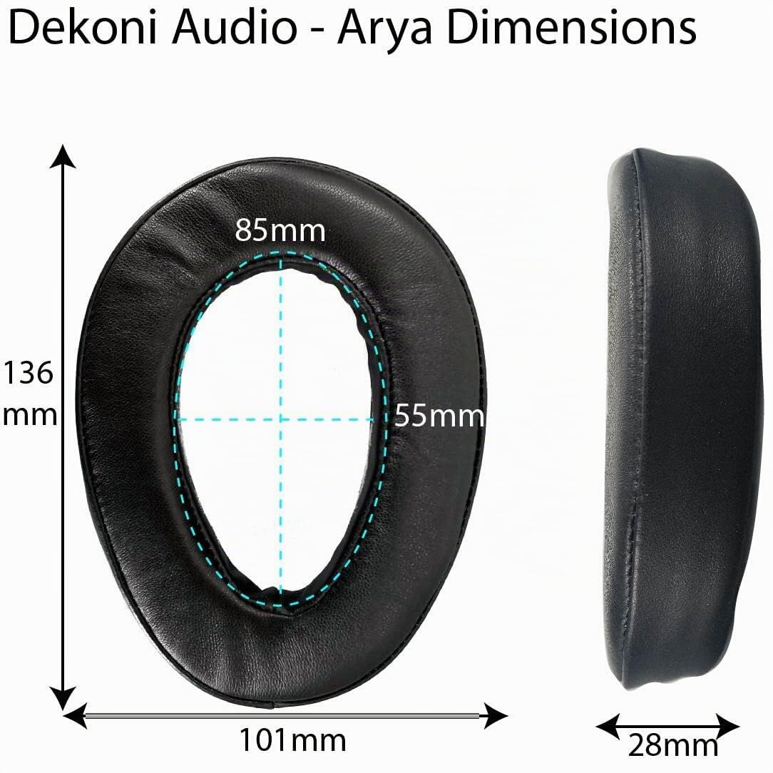 Dekoni Audio Coussinets pour casque HiFiMan Arya à dos ouvert | Coussinets de rechange pour casque HiFiMan Ananda, Edition X, HE1000 V2