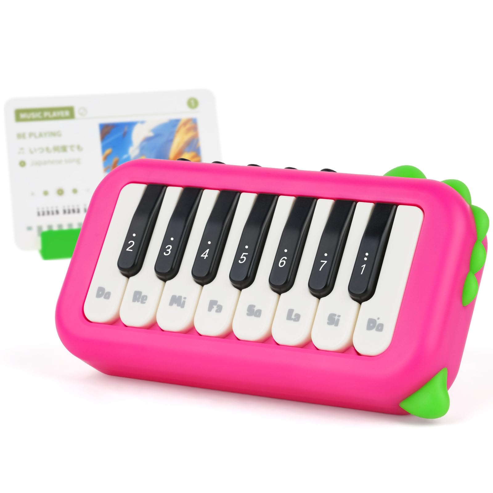 HOTUT Baby Music Piano Toy, Musical Piano Toy Light Up Keyboard, Toddler Piano Keyboard Toys, Kids Musical Instrument Keyboard Toy, Educational Toy Birthday for Boys Girls Children Beginner