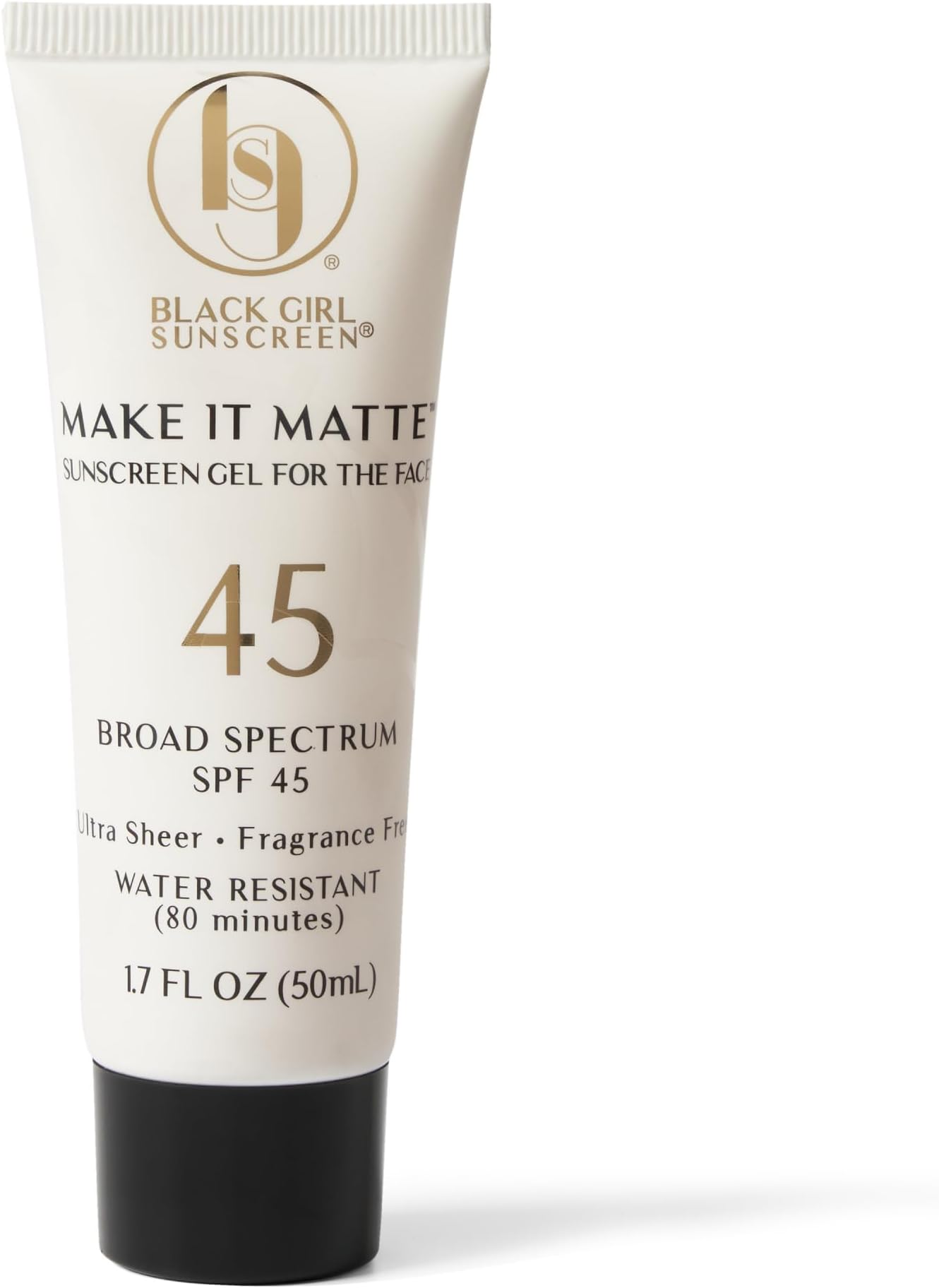 Make it Matte SPF 45 Gel Sunscreen for Face - SPF 45, Sun Protection & Skin Care, Travel Size, Water Resistant, Wear Under Makeup, No White Cast for Melanin Rich Skin - 1.7 fl oz