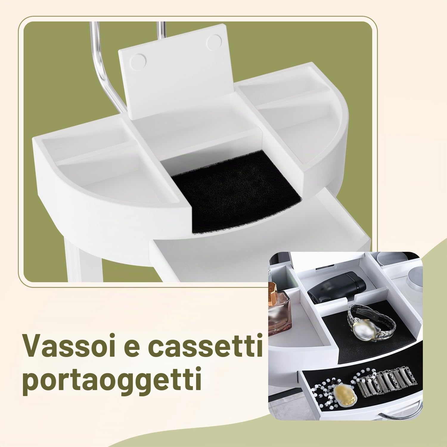 Servo Muto da Camera con Cassetto, Servomuto Moderno Multifunzionale, Servomuto da Terra in Legno Massello con Portapantaloni, per Camera da letto Soggiorno Ufficio, Marrone