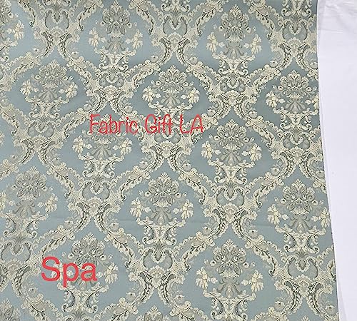 Luxurious Jacquard Damask Upholstery and Drapery Fabric - Premium Floral Textile Sold by the Yard 5 Luxurious Jacquard Damask Upholstery and Drapery Fabric - Premium Floral Textile Sold by the Yard - Image 4
