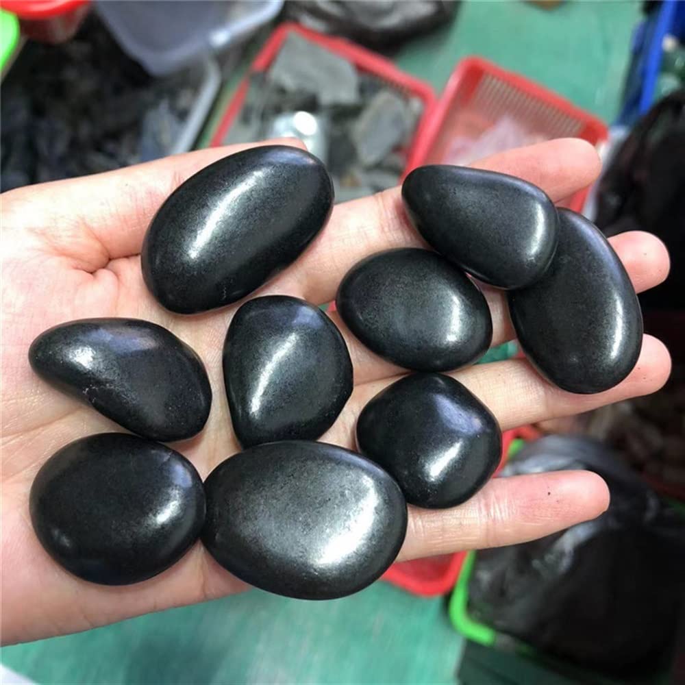 Magia Natural, Piedra caída a Granel Natural, espécimen de Grava, Cristales, Grava de Shungite, Piedras Preciosas, Acuario, decoración del hogar Inicio Colecciones