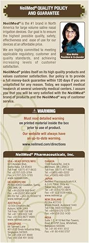 Miniatura 6 de NeilMed Neti Pot Classic Porcelana Verde con 30 Paquetes Premezclados