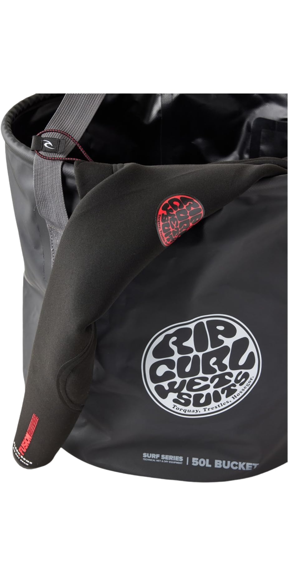 Rip Curl Surf Series 50L Changing Bucket 14RMUT - Black/Grey