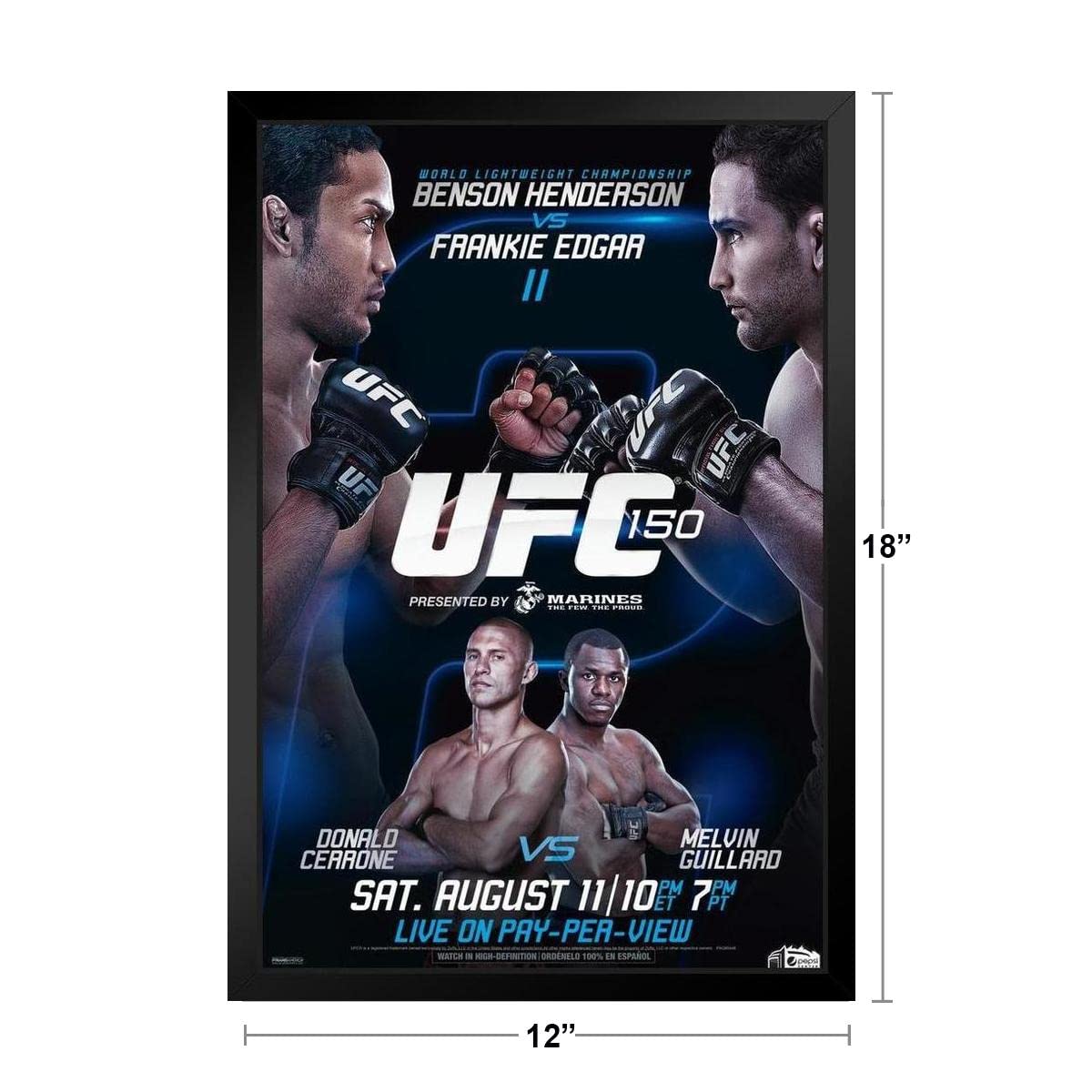 UFC JAPAN ポスター EDGAR vs HENDERSON Amazon.co.jp: proframes UFC 150 Benson Henderson Vs Frankie Edgar