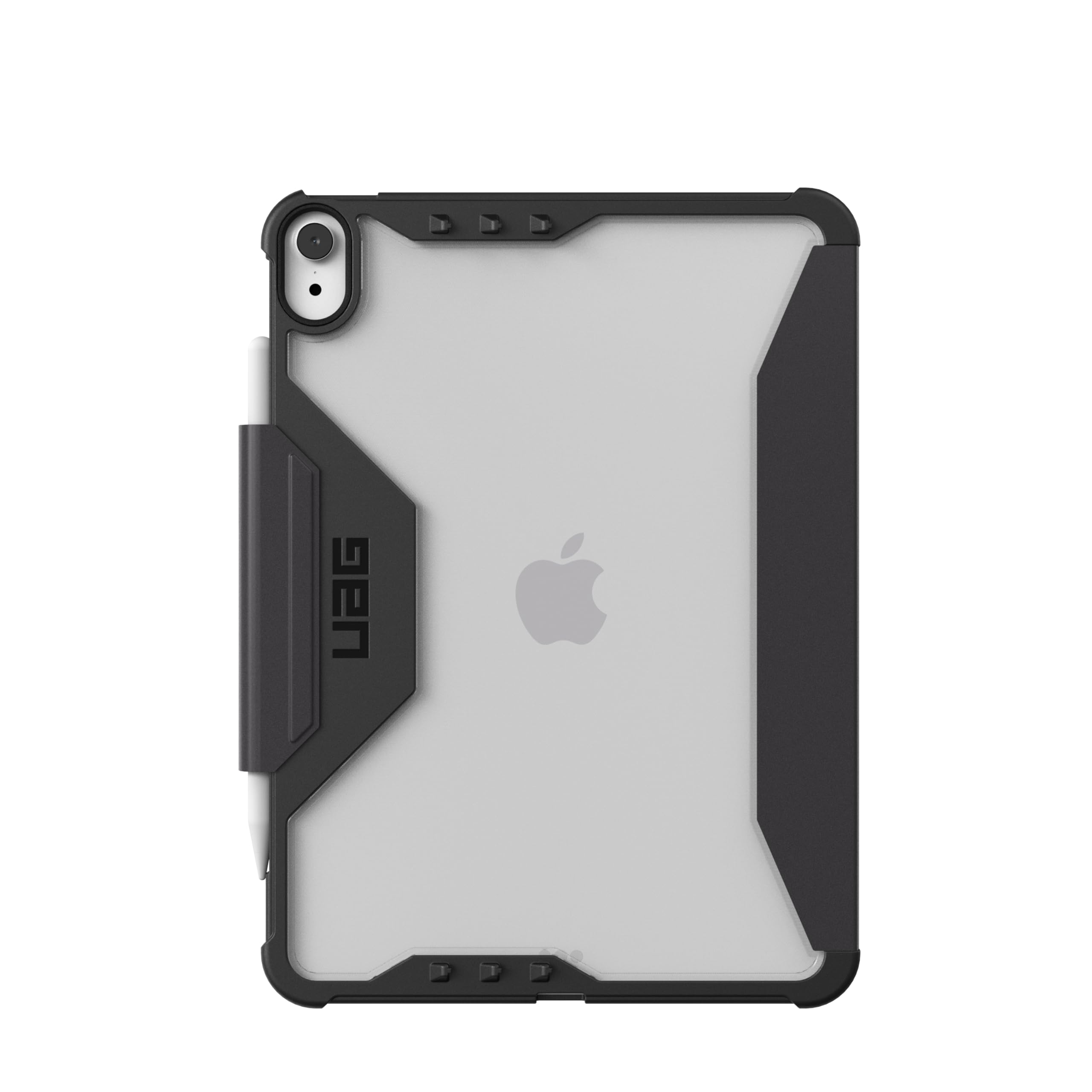 URBAN ARMOR GEAR Progettata per iPad Air 11 (7a generazione, 2025, M3), robusta custodia protettiva a portafoglio con supporto regolabile multi-angolo e portamatite Plyo LT ghiaccio/nero