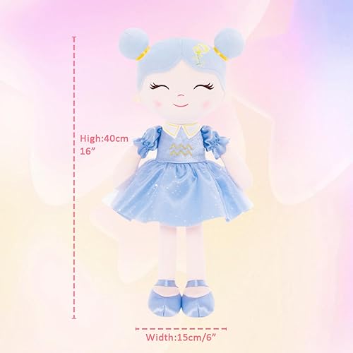 Miniatura 32 de Regalos de bebé niña muñecas de peluche Constelaciones Muñeca del zodiaco Regalo de cumpleaños 17 pulgadas Sagittari