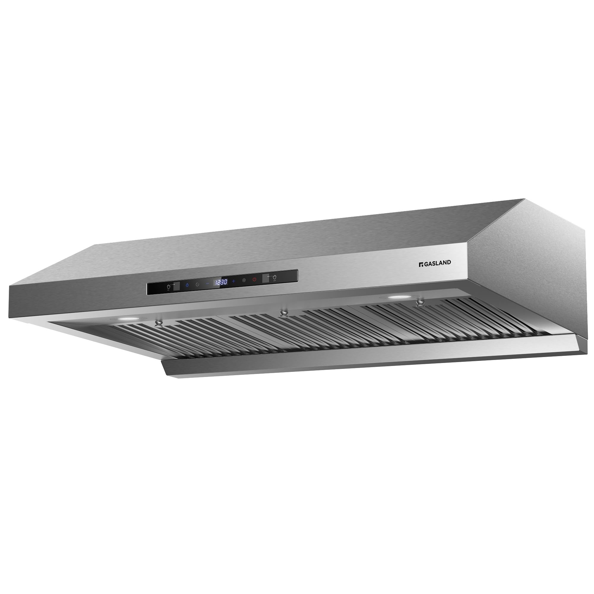 gasland master 36 inch under cabinet range hood, 700 cfm for heavy-duty cooking kitchen exhaust fan, 3-speed powerful stove vent hood 67db, three filters kitchen hood with 5000k led light