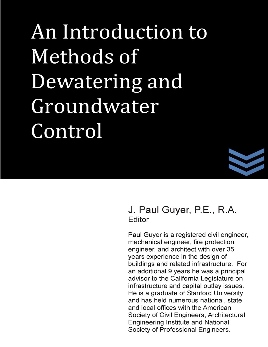 An Introduction to Methods of Dewatering and Groundwater Control