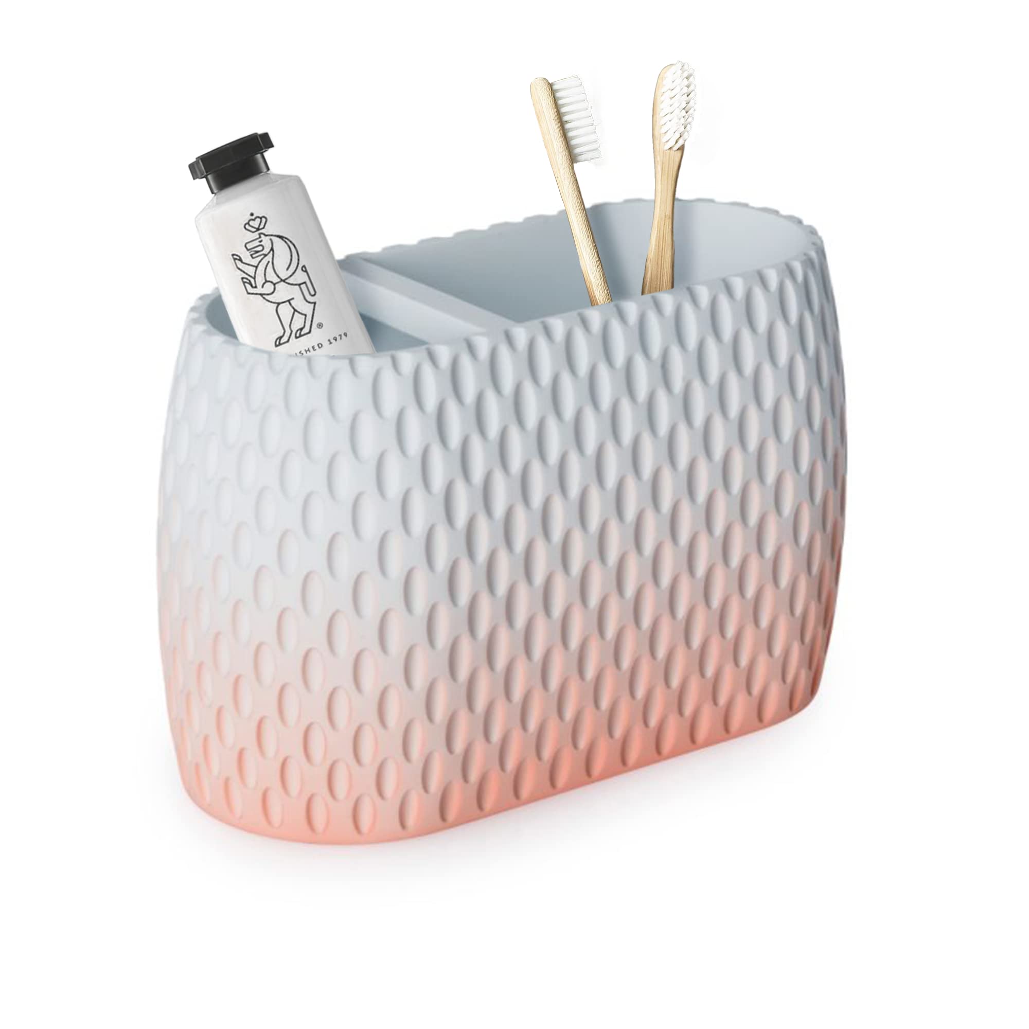 Blue Canyon Milano Toothbrush Tidy, Polyresin Toothbrush Holder, Bathroom Storage Organizer, Electric Toothbrush Holder, Toothbrush Caddy, Bathroom Countertop Storage, Toothpaste Holders