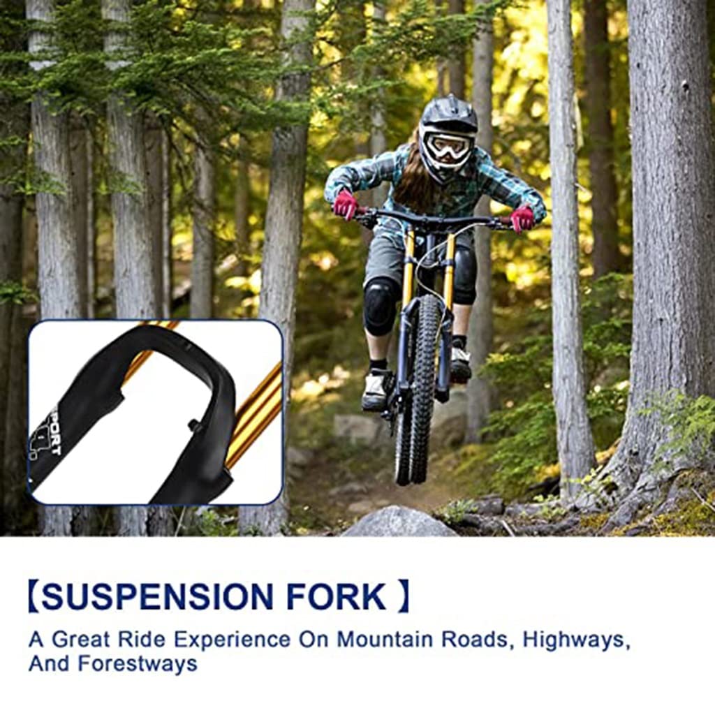 ZOOM 26" MTB Downhill Bike Fork DH680 Thru Axle 170mm Travel Suspension