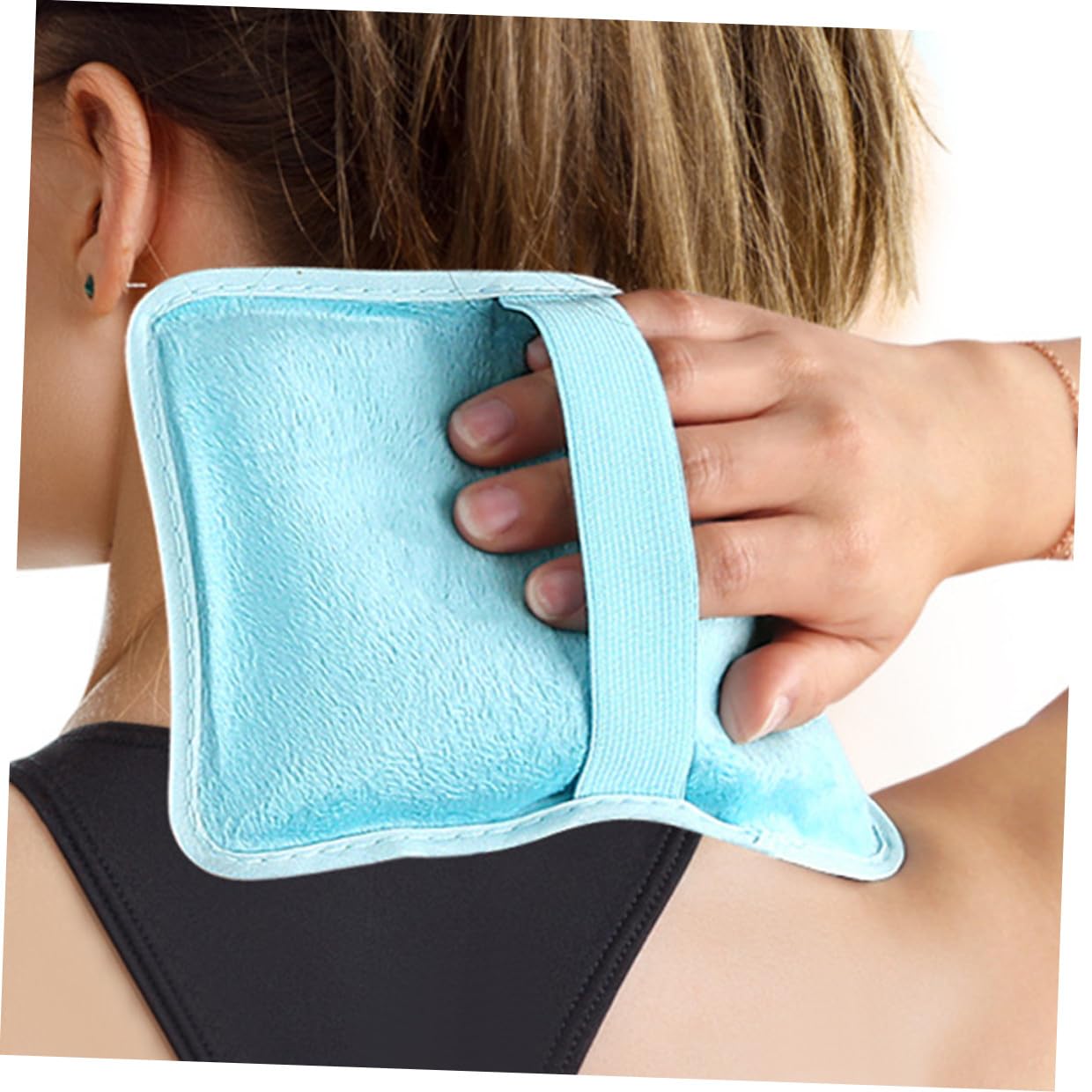 3 Stück Wiederverwendbare Gel Kühlkompressen Mit Riemen Flexibel Für Kälte Und Wärmetherapie Weiche Gel Pads in Blau Grün Rosa Vielseitig Für Kopf Nacken Rücken Und Taille