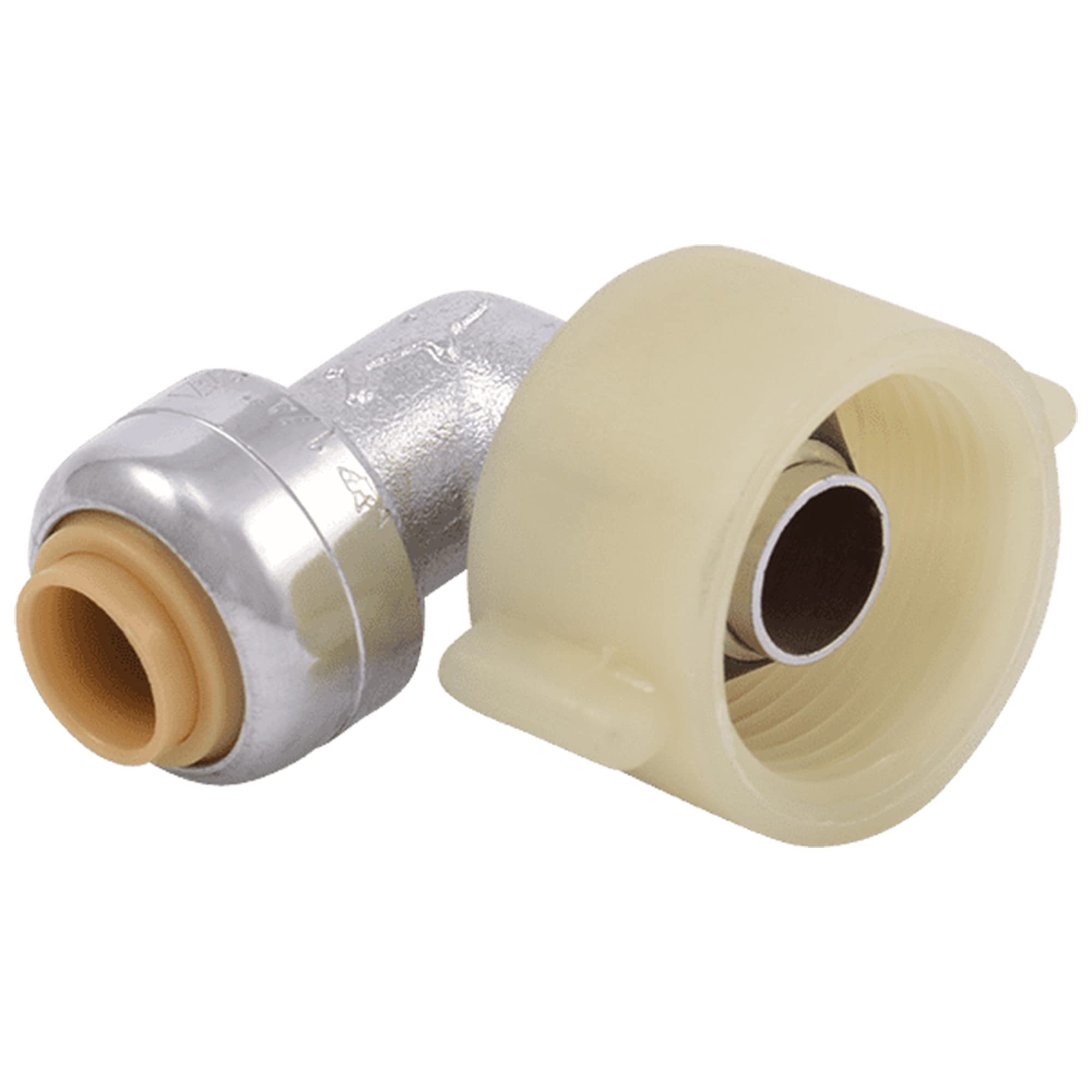 Sharkbite u3537lfa inodoro conector 1/4-inch (3/8-inch diámetro) por 7/8-inch (para inodoro válvula)