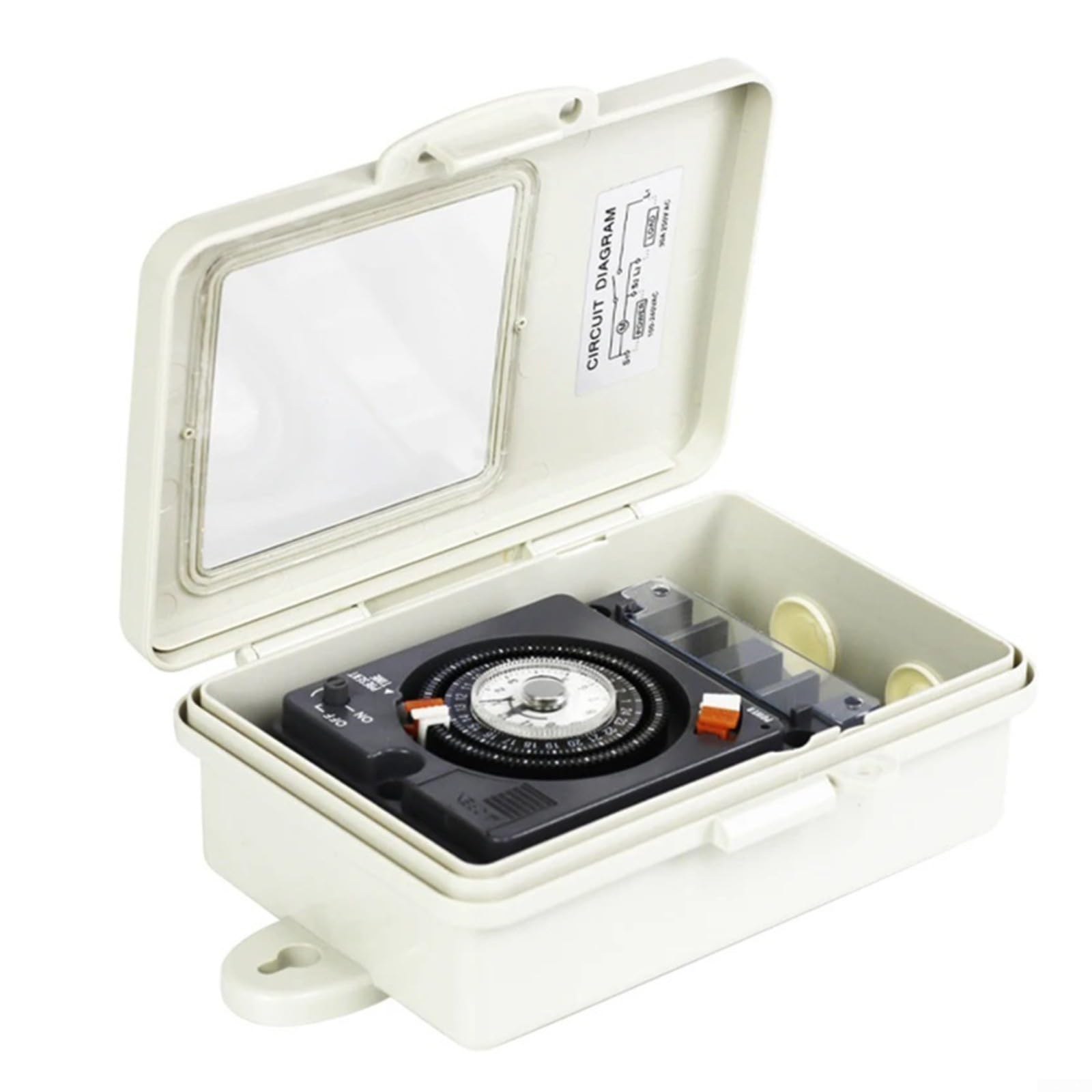 TB330 Programmierbarer Zeitschalter Mechanisch DIN-Schiene 30A 250VAC 100h Reservezeit 85-264VAC 1-Kreis