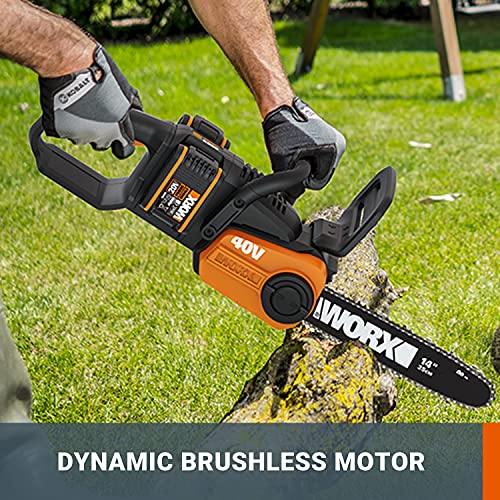 WORX WG384E.9 Accukettingzaag 40 V Max - professionele motorzaag met borstelloze motor - onderhoud zonder kabel - PowerShare compatibel - zonder accu en oplader - Afbeelding 4