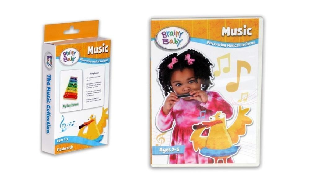 Amazon.com: Brainy Baby Music DVD and Flashcards: Discovering