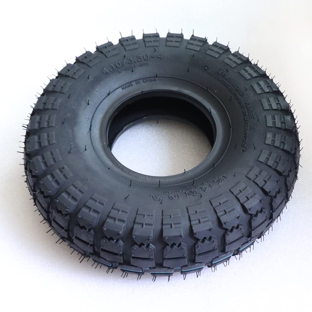 Générique Pneu Anti-Crevaison Trottinette 4.10/3.50-4 Tube Tire 410/350-4 for INTÉRIEUR DE PNF Scooter Electrique