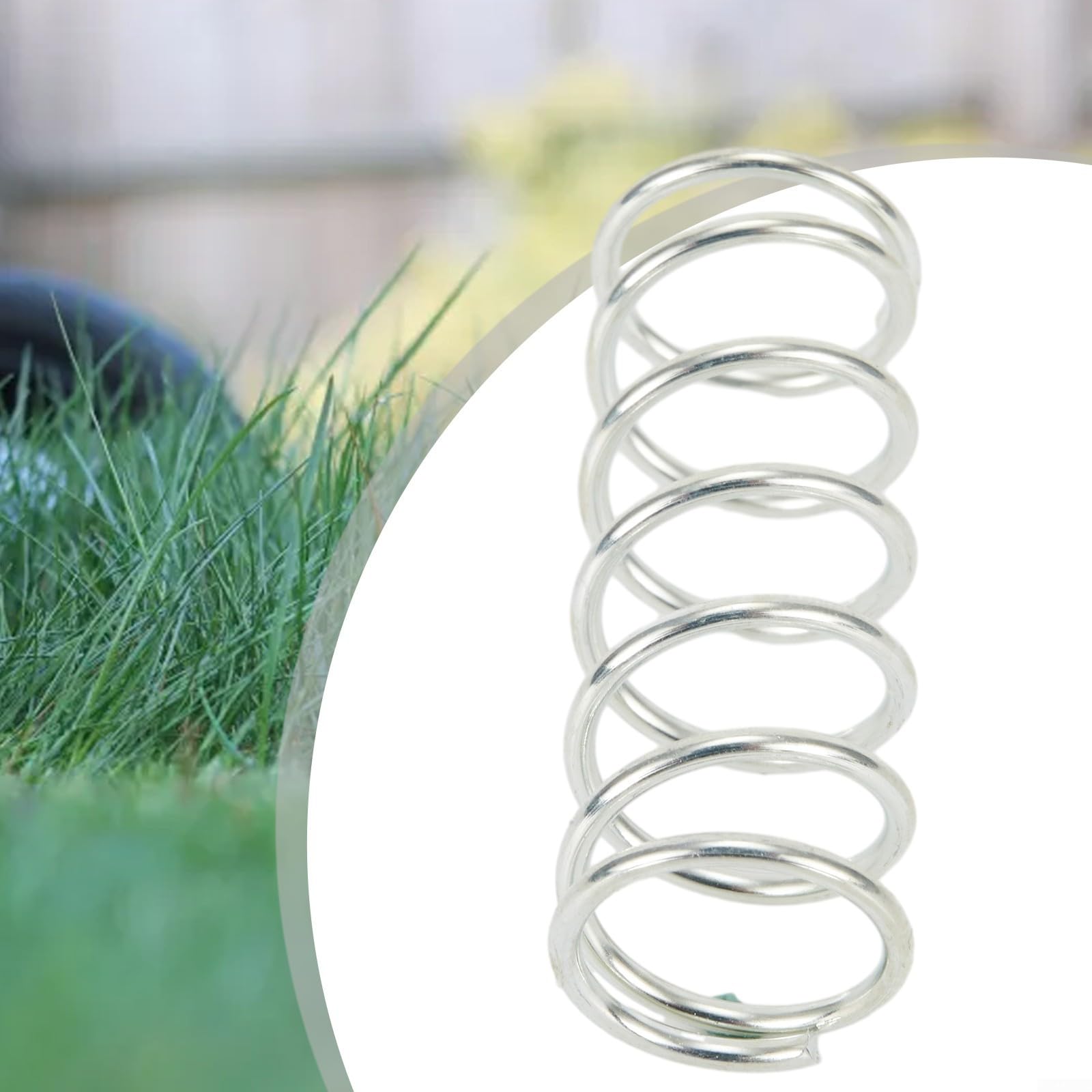 Molla di ricambio per decespugliatore, molla interna 14,5 mm x 43 mm per teste decespugliatore a 2 linee, acciaio ad alta elasticità, solo molla senza tappo incluso