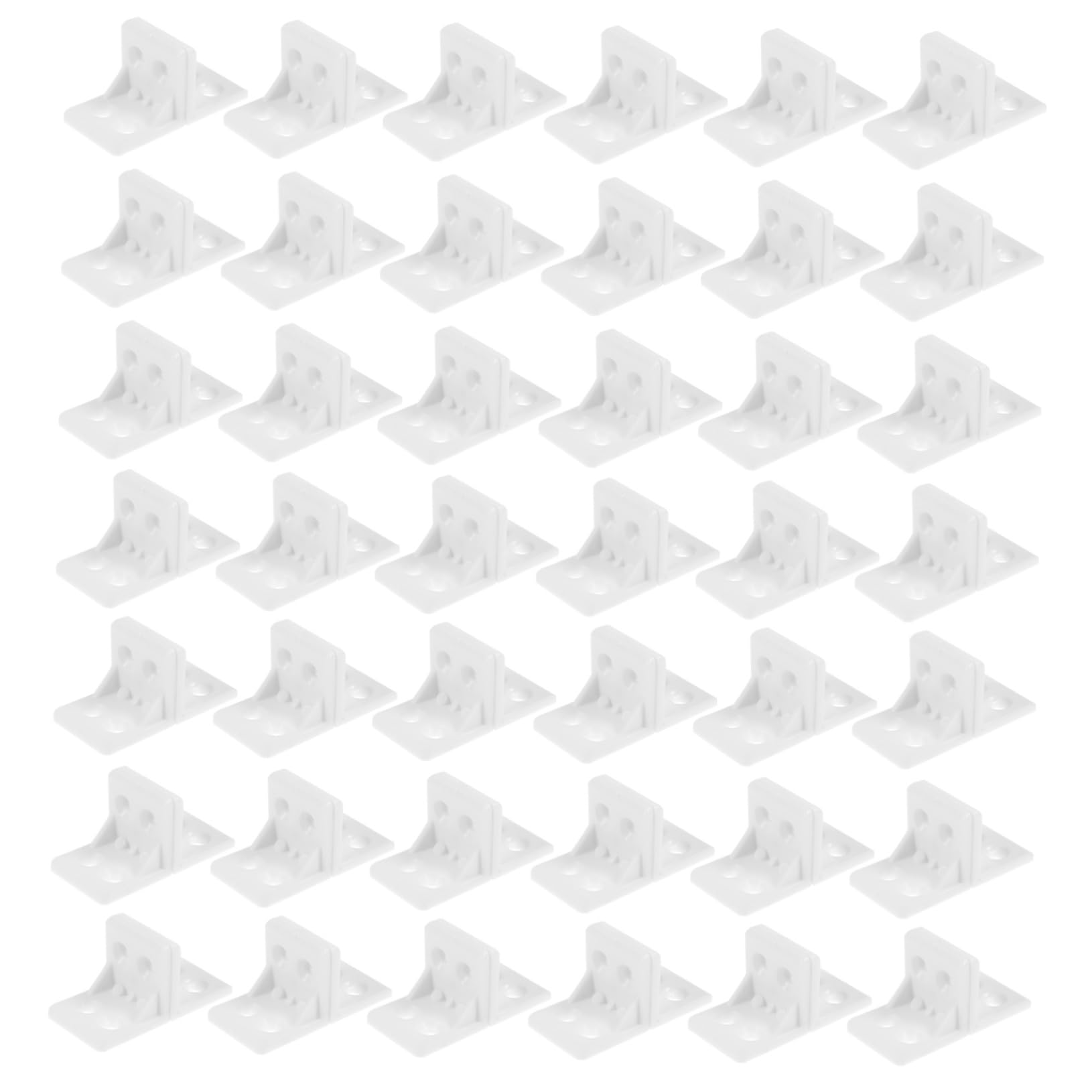 KICHOUSE Furniture Corner Brackets 90 Degree Connectors Easy Install Mending Plates