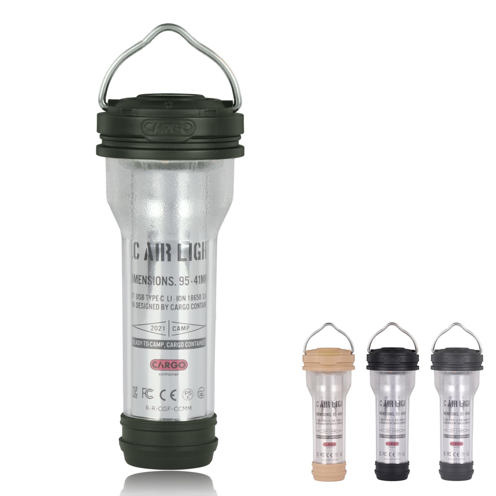 CARGO CONTAINER AIR LIGHT カーキ、ベージュ、ケース充電 AIR LIGHT – CARGO CONTAINER